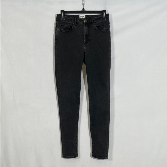 Acne Studios Jeans Denim Size 30 Black Gray Skinny Stretch EUC